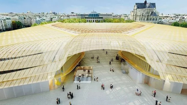 Открытие Les Halles: золотая крыша над 'чревом Парижа'. Life-style