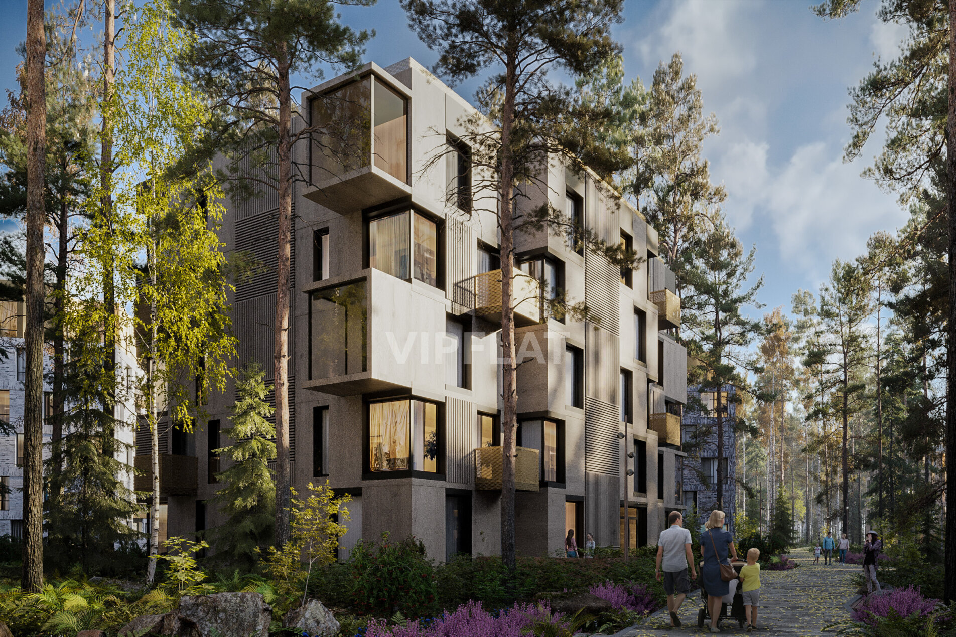 Продажа апартамента 91м² 'Рощино Residence' Рощино, Пионерская ул., 2