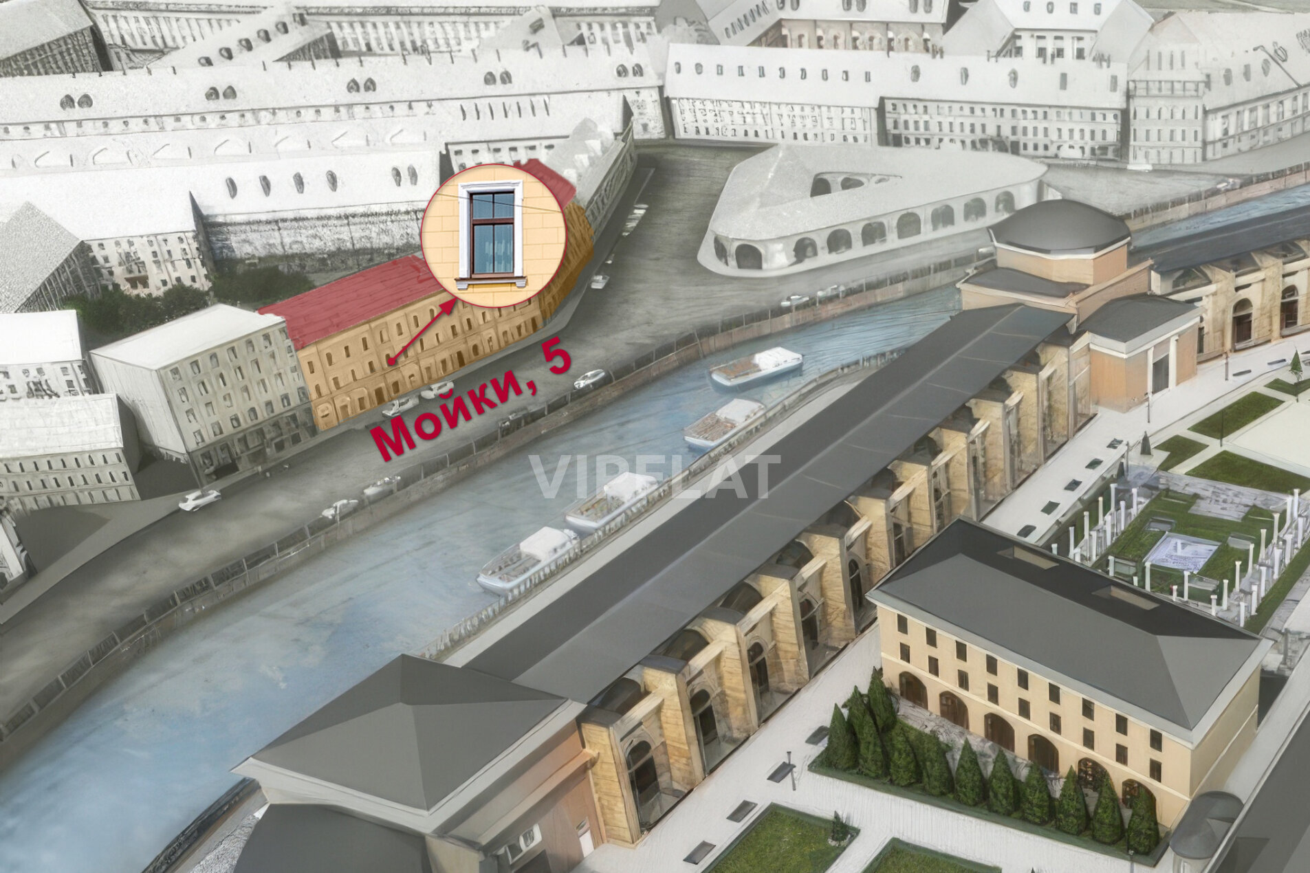 Вид на конюшенное ведомство Продажа квартиры 102м² 'Мойки, 5' Мойки реки наб., 5 Вид на конюшенное ведомство Продажа квартиры 102м² 'Мойки, 5' Мойки реки наб., 5