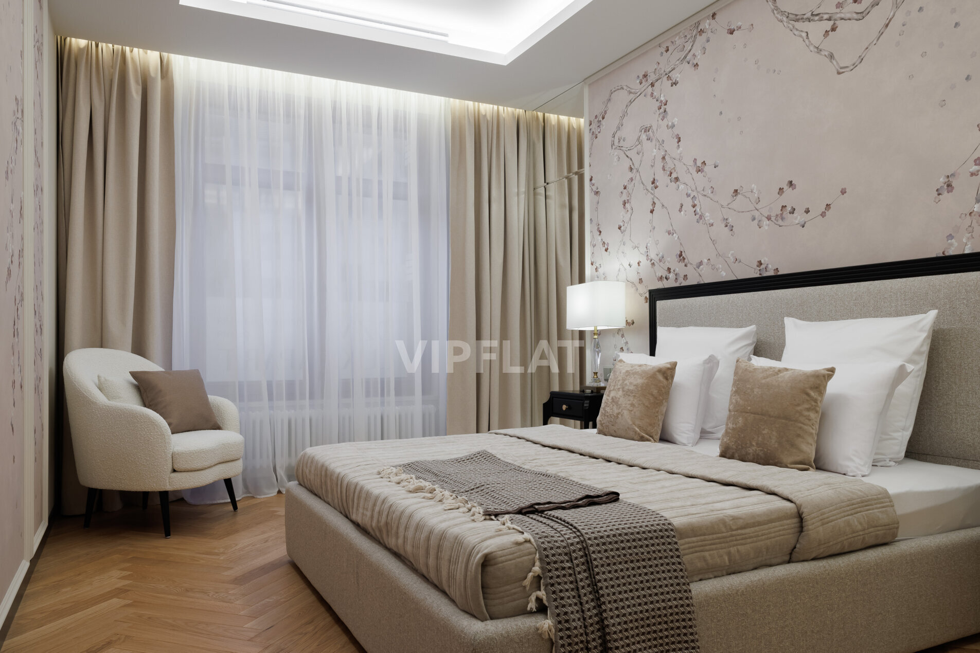 Уютная спальня для отличного сна Продажа квартиры 61м² 'Neva Hаus' Петровский пр., 9-11 Уютная спальня для отличного сна Продажа квартиры 61м² 'Neva Hаus' Петровский пр., 9-11