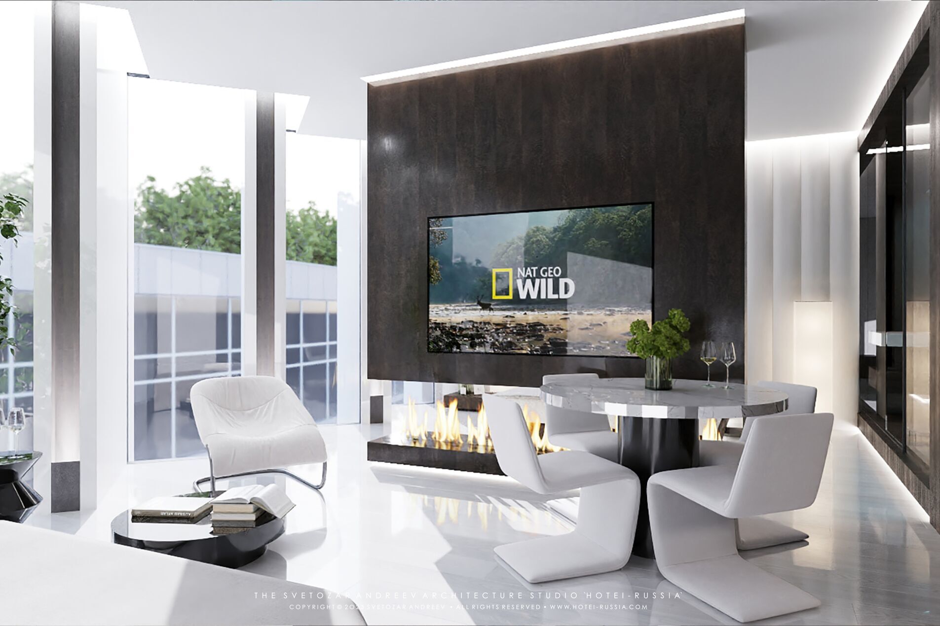 Гостиная Продажа апартамента 90м² 'ZEN GARDEN' Добролюбова пр., 18 Гостиная Продажа апартамента 90м² 'ZEN GARDEN' Добролюбова пр., 18