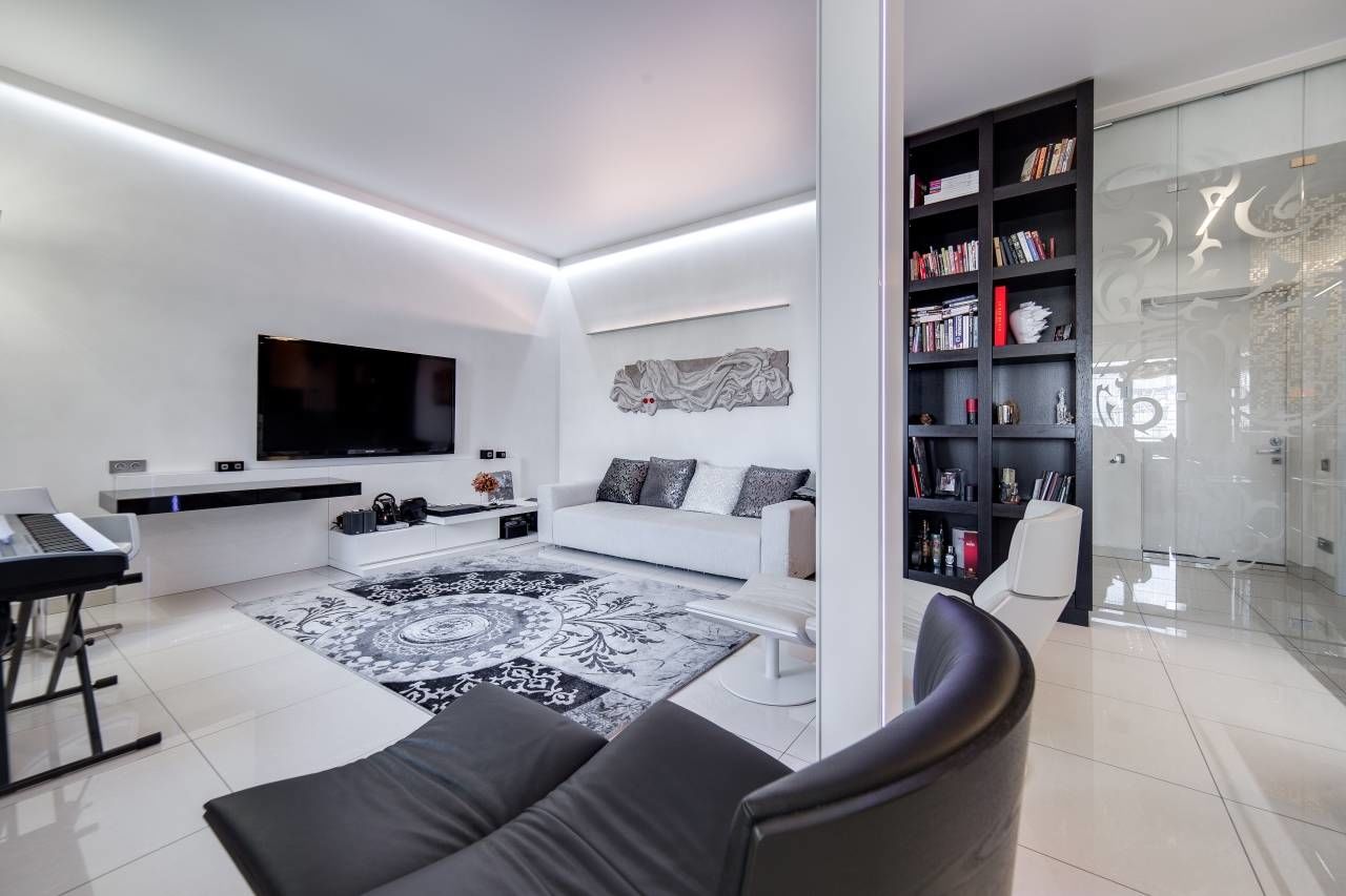 Гостиная Продажа квартиры 83м² 'Максимум' Кемская ул., 1 Гостиная Продажа квартиры 83м² 'Максимум' Кемская ул., 1