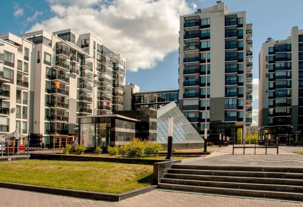 Благоустроенная территория Продажа квартиры 133м² 'Ориенталь' Барочная ул., 12