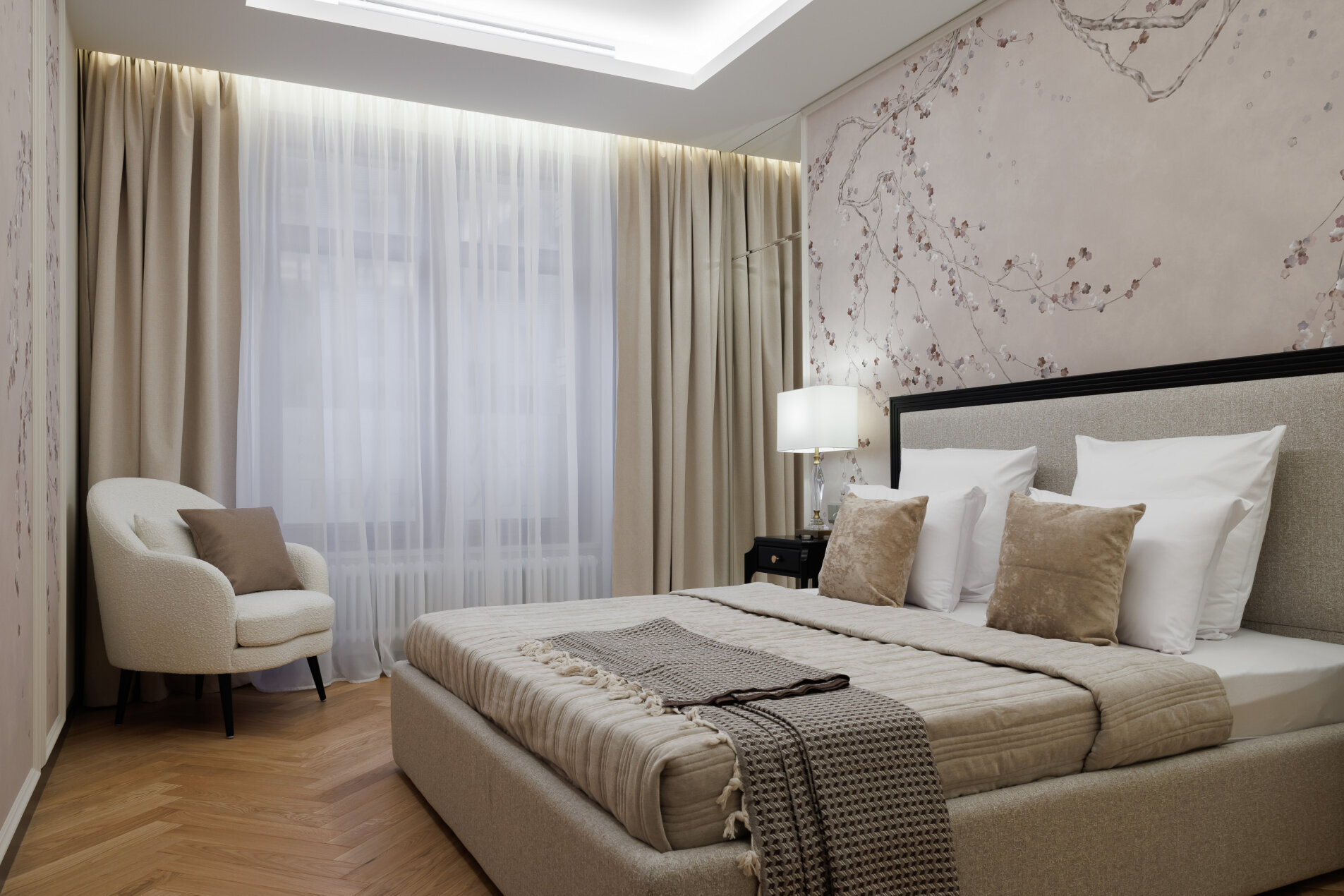 Уютная спальня для отличного сна Продажа квартиры 61м² 'Neva Haus' Петровский пр., 9-11 Уютная спальня для отличного сна Продажа квартиры 61м² 'Neva Haus' Петровский пр., 9-11