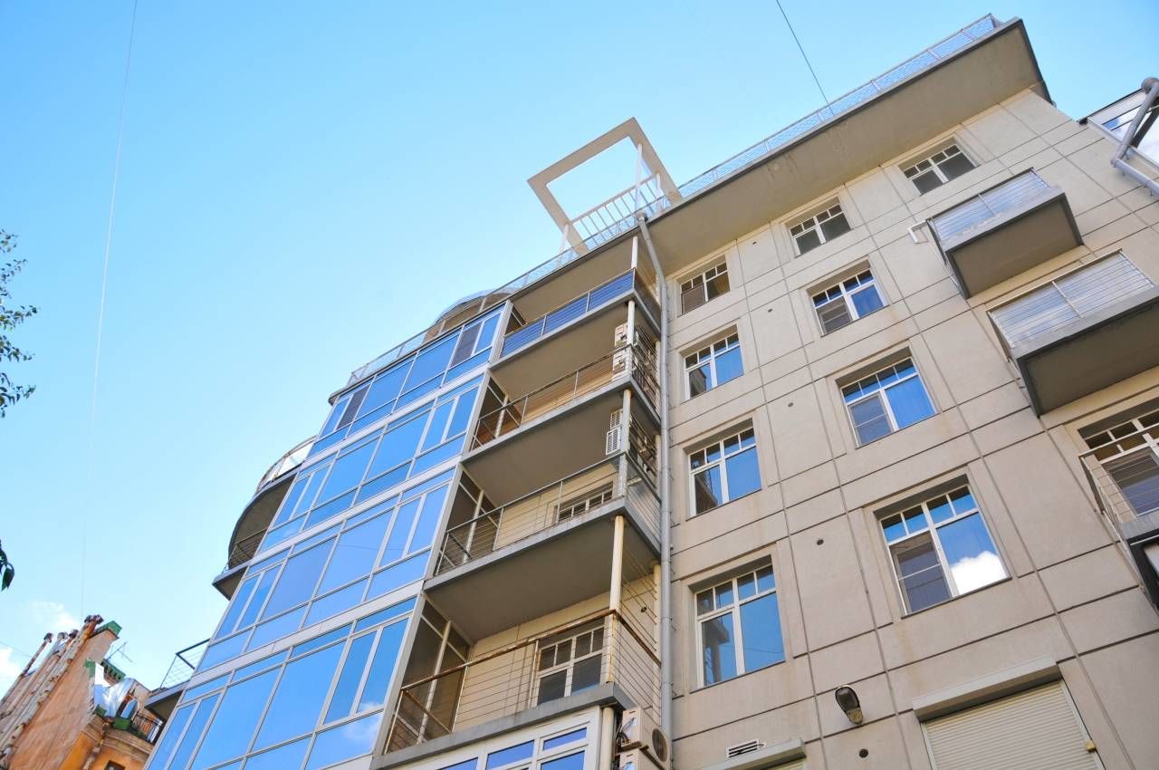 Вид на дом Продажа квартиры 139м² 'Дом на Посадской' Б. Посадская ул., 6 Вид на дом Продажа квартиры 139м² 'Дом на Посадской' Б. Посадская ул., 6