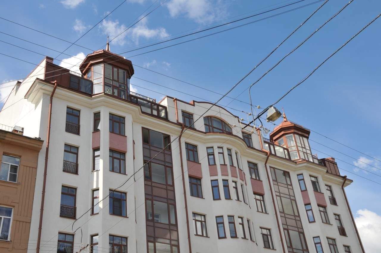 Две башни украшают фасад Продажа квартиры 136м² 'Талисман' 15-я Линия В.О., 76 Две башни украшают фасад Продажа квартиры 136м² 'Талисман' 15-я Линия В.О., 76