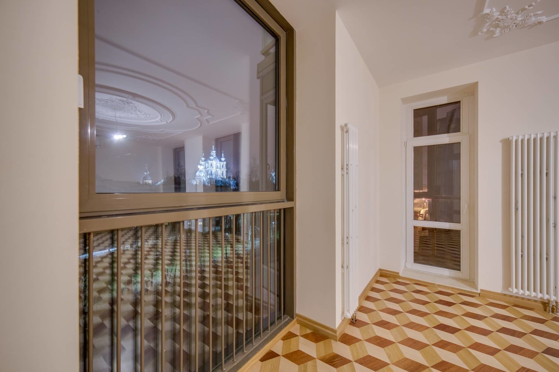 Вид из окон гостиной Продажа квартиры 160м² 'Смольный парк II' Орловская ул., 1