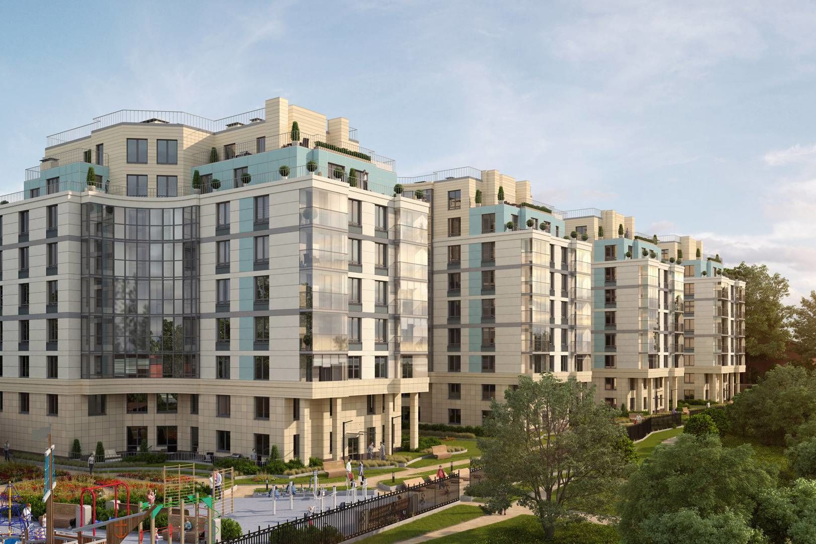 Легкие светлые фасады Продажа квартиры 74м² 'Петровская ривьера' Петровский пр., 20 Легкие светлые фасады Продажа квартиры 74м² 'Петровская ривьера' Петровский пр., 20