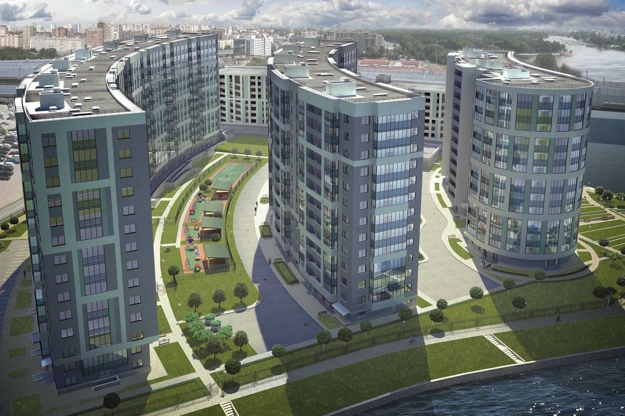 Вид на комплекс Продажа квартиры 110м² 'Три ветра' Савушкина ул., 112 Вид на комплекс Продажа квартиры 110м² 'Три ветра' Савушкина ул., 112