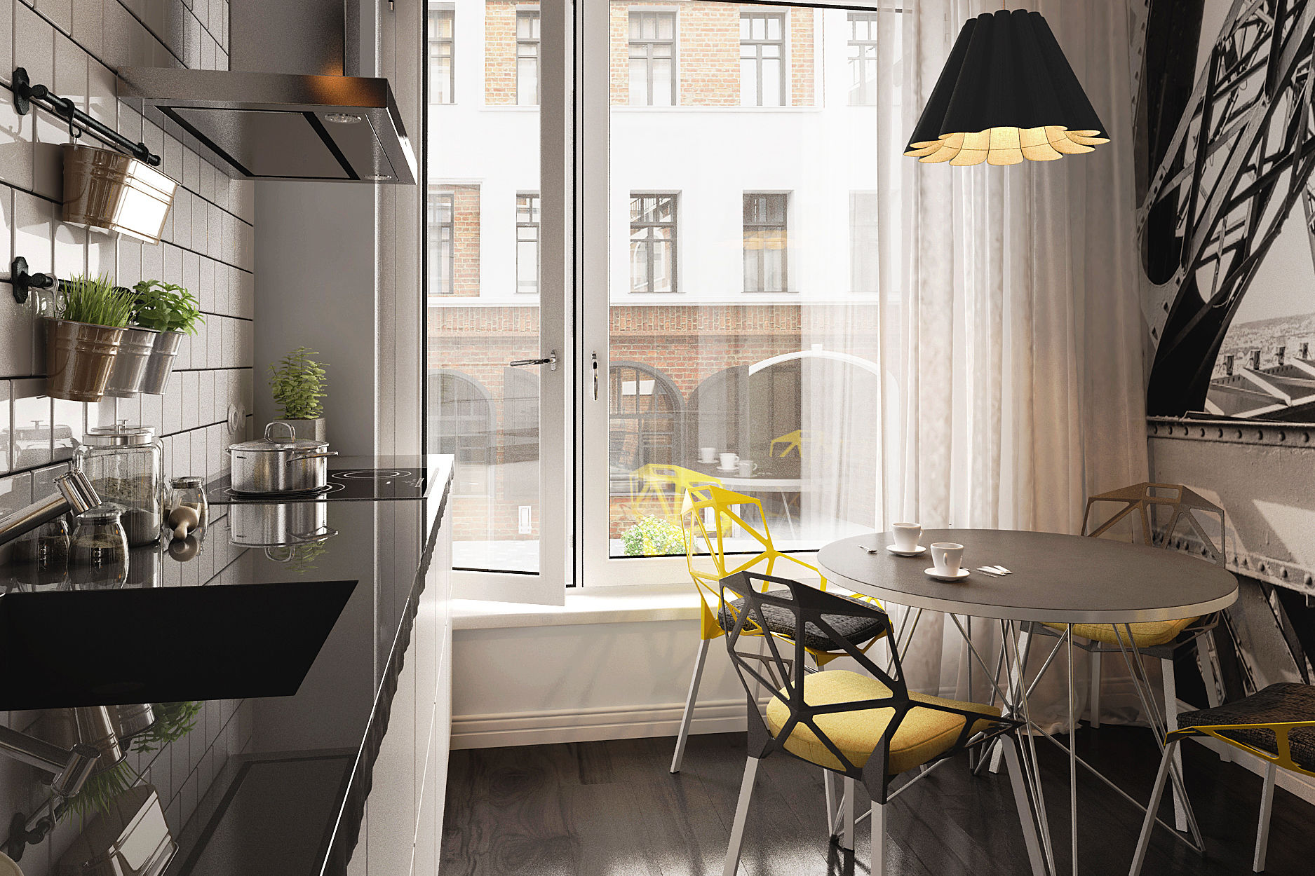 Большие окна Продажа апартамента 43м² 'Голландия' Адмиралтейского кан., д.15