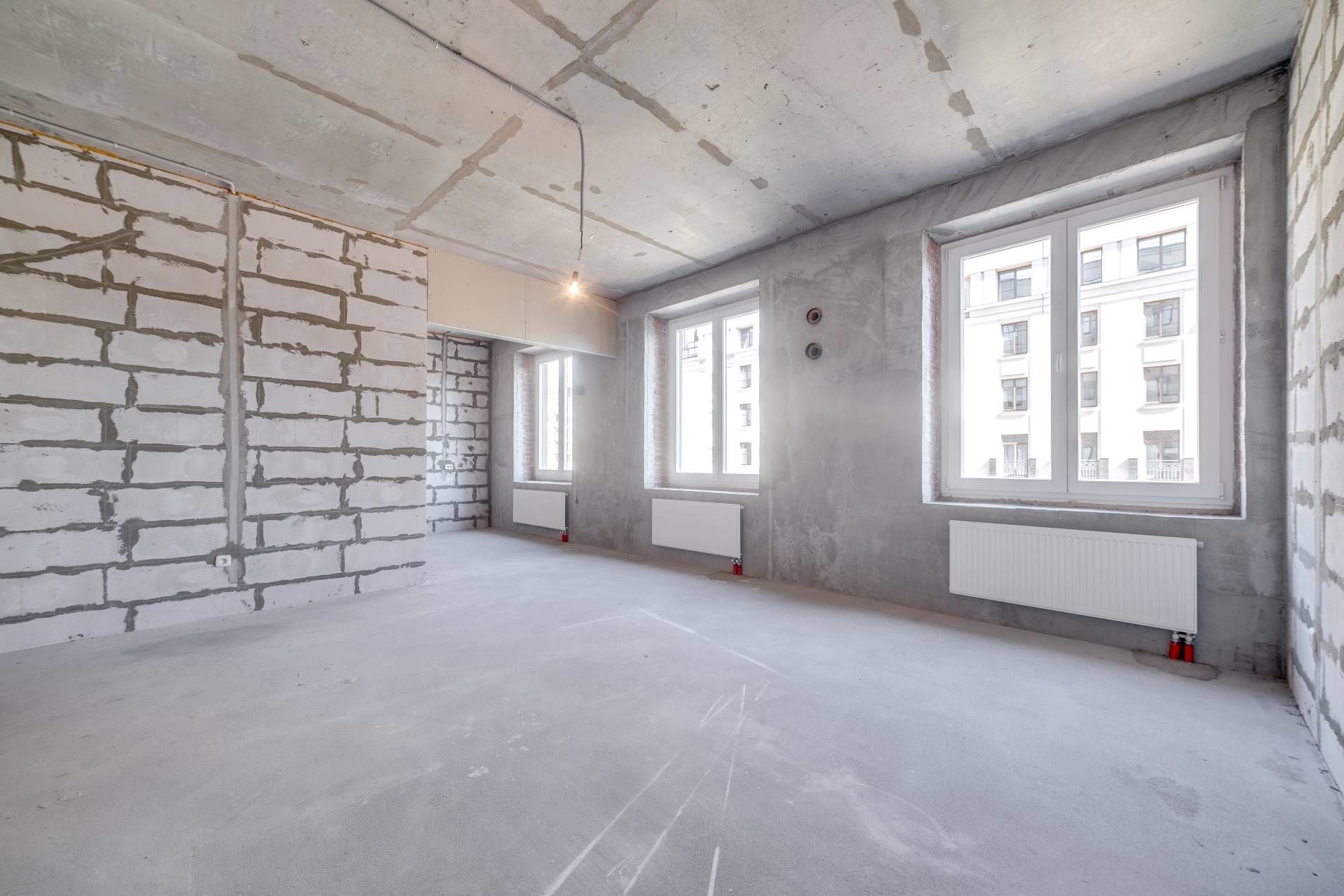 Светлая кухня-гостиная Продажа квартиры 76м² 'Парадный Квартал' Парадная ул., 3 к. 2