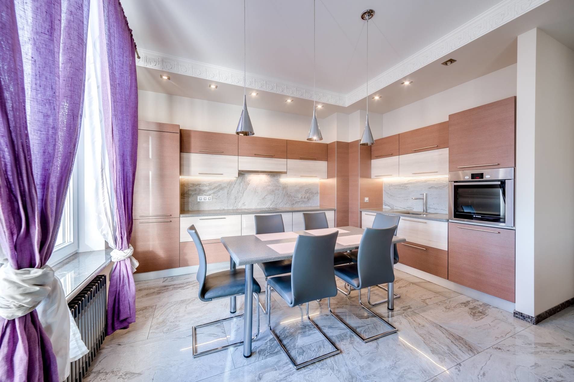 Удобная функциональная кухня Продажа квартиры 135м² 'Резиденция на Суворовском' Кирочная ул., 64