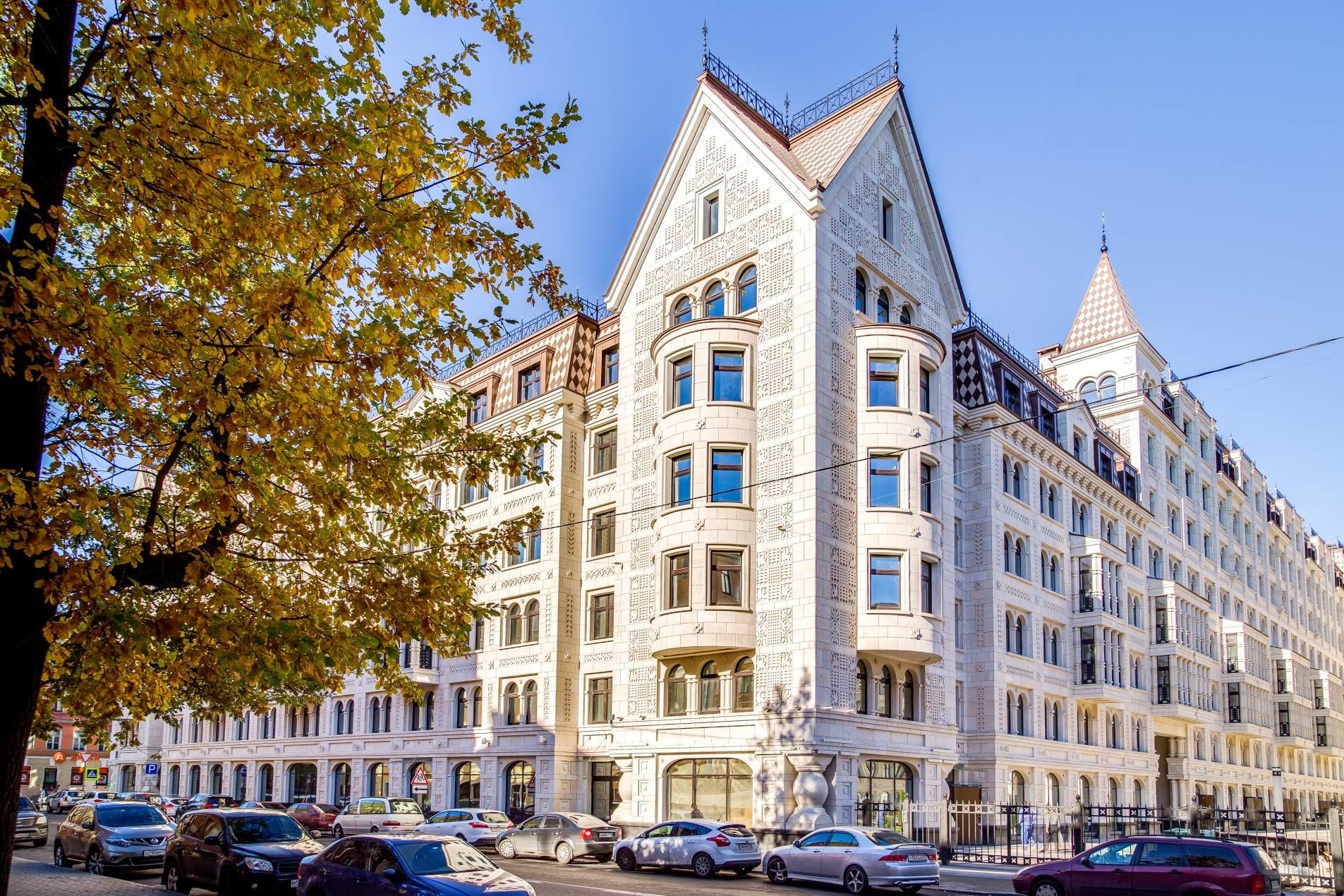 Вид на дом Продажа квартиры 149м² 'Русский дом' Басков пер., 2