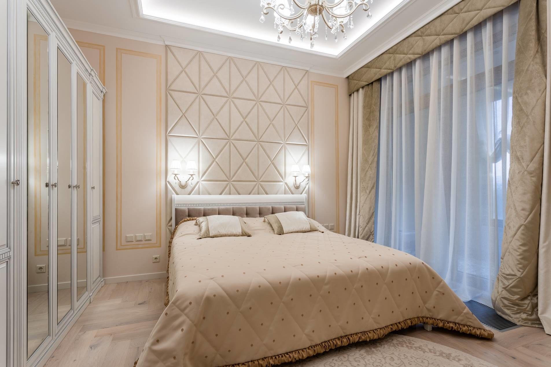 Приятная светлая спальня Продажа квартиры 59м² 'Крестовский Де Люкс' Спортивная ул., 2 Приятная светлая спальня Продажа квартиры 59м² 'Крестовский Де Люкс' Спортивная ул., 2