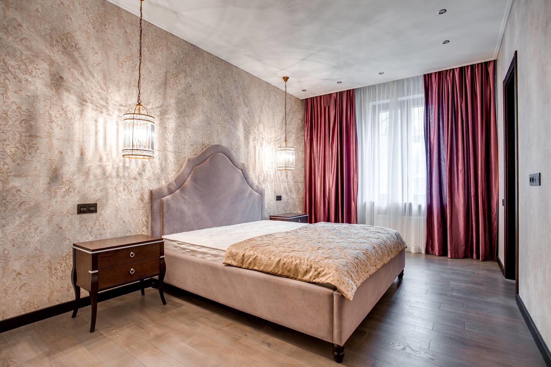 Интерьер спальни Продажа квартиры 145м² 'Смольный парк II' Смольного ул., 2, к. 3 Интерьер спальни Продажа квартиры 145м² 'Смольный парк II' Смольного ул., 2, к. 3