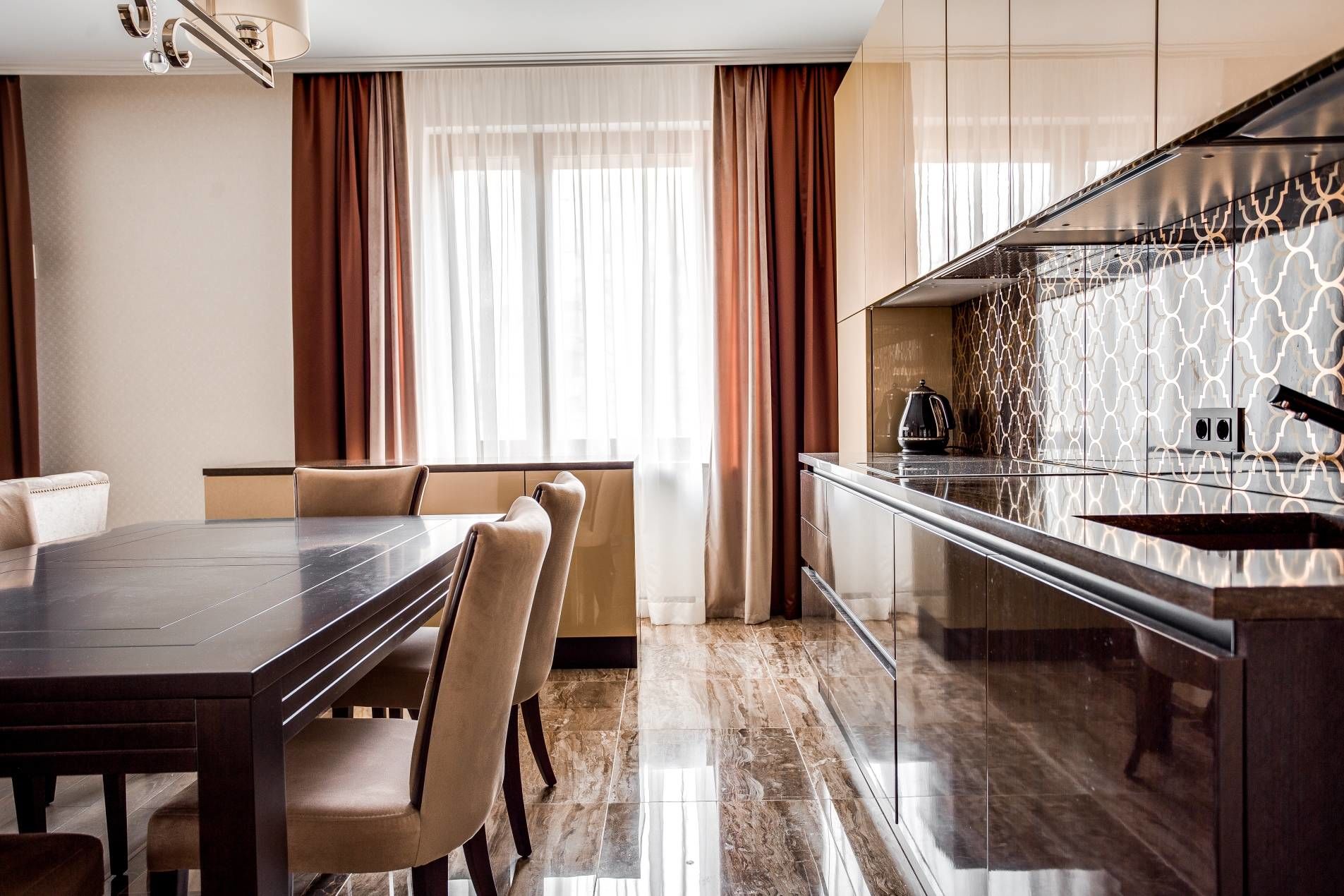 Удобная кухня Продажа квартиры 145м² 'Смольный парк II' Смольного ул., 2, к. 3 Удобная кухня Продажа квартиры 145м² 'Смольный парк II' Смольного ул., 2, к. 3