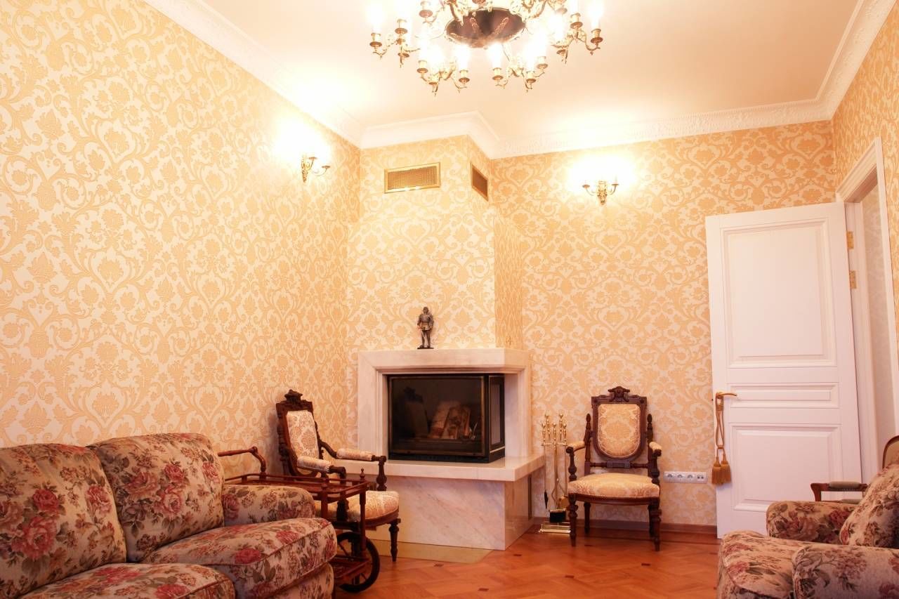 Гостиная Продажа квартиры 92м² 'Петербургская квартира' Наличная ул., 11 Гостиная Продажа квартиры 92м² 'Петербургская квартира' Наличная ул., 11