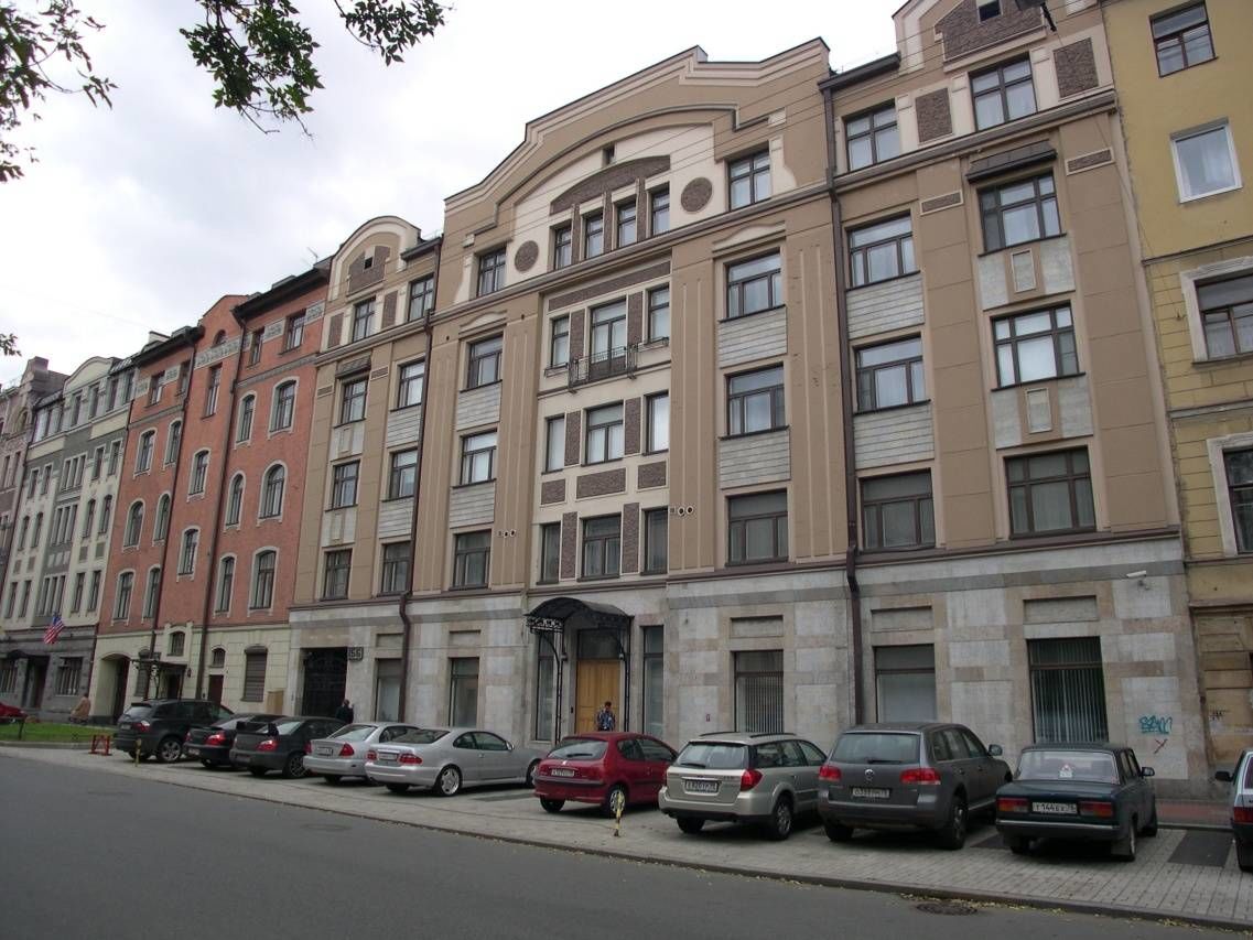 Вид на дом Продажа квартиры 68м² 'Альба' 3-я линия В.О., 56 Вид на дом Продажа квартиры 68м² 'Альба' 3-я линия В.О., 56