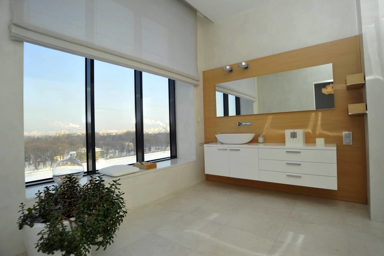 Ванная комната с панорамными окнами Продажа квартиры 261м² 'Новая звезда' Песочная наб., 12 Ванная комната с панорамными окнами Продажа квартиры 261м² 'Новая звезда' Песочная наб., 12