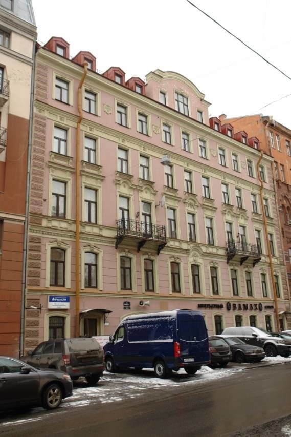 Фасад Продажа квартиры 174м² 'Доходный дом И. В. Винокурова' 2-я линия В.О., 25 Фасад Продажа квартиры 174м² 'Доходный дом И. В. Винокурова' 2-я линия В.О., 25