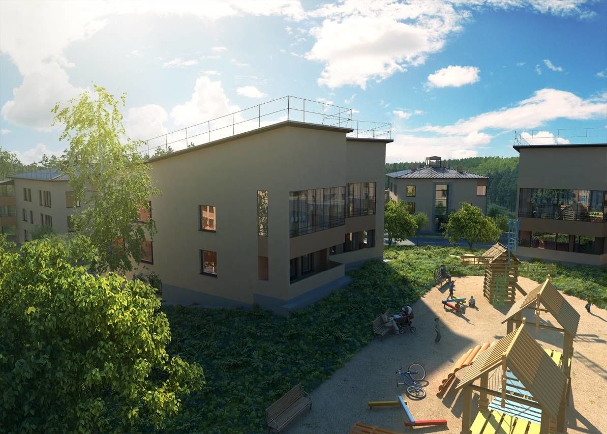 Открытые спортивные и детские площадки на территории Продажа квартиры 65м² 'Mistola Hills' Мистолово п. Открытые спортивные и детские площадки на территории Продажа квартиры 65м² 'Mistola Hills' Мистолово п.