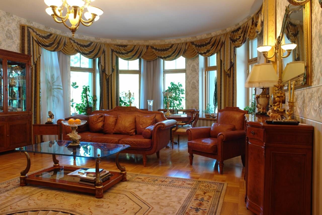 Полукруглая гостиная Продажа квартиры 192м² 'Каменноостровская коллекция, 62' Каменноостровский пр., 56