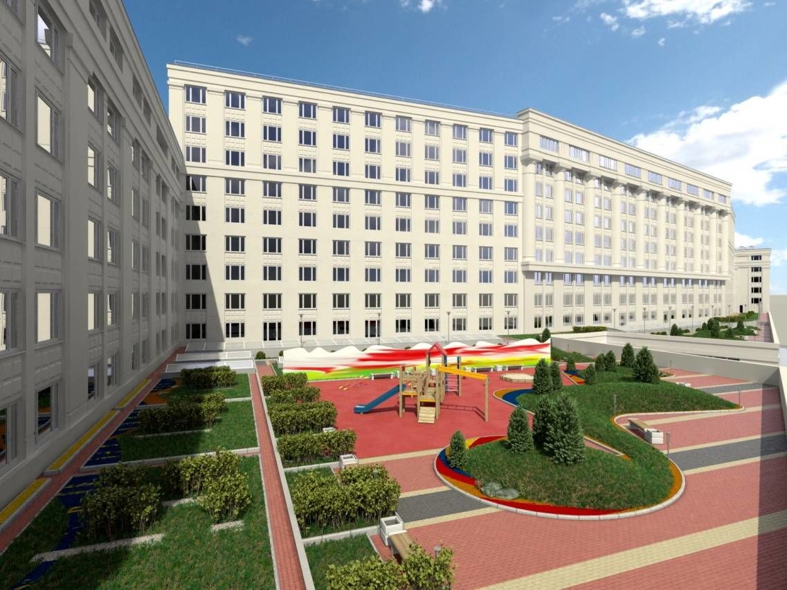 Благоустроенная крыша бизнес-центра Базель (стилобат) Продажа квартиры 40м² 'Александрия' Новгородская ул., 23 Благоустроенная крыша бизнес-центра Базель (стилобат) Продажа квартиры 40м² 'Александрия' Новгородская ул., 23