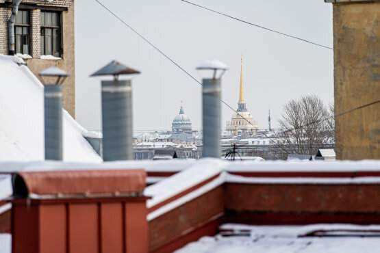 Казанский Собор и Адмиралтейство из вашего окна '2 линия В.О., 25' 2-я линия В.О., 25