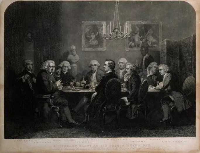 Собрание джентльменского литературного клуба, Лондон, 1781 год Только для избранных. Life-style