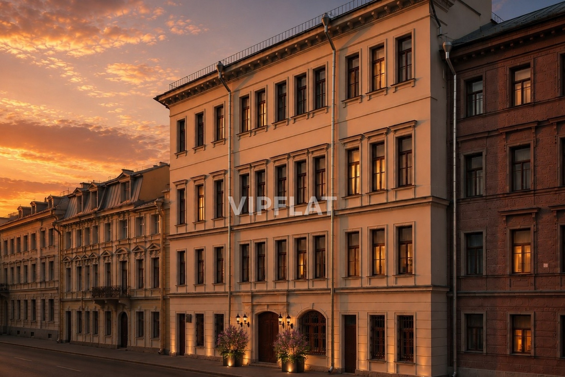 Фасад 'ACADEMIA Особняк ТОМ 9' Прачечный переулок, 6