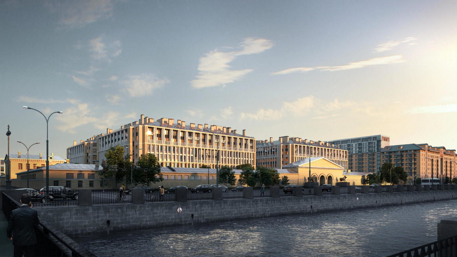 Строгая симметрия фасадов 'Московский 65' Московский пр., 65