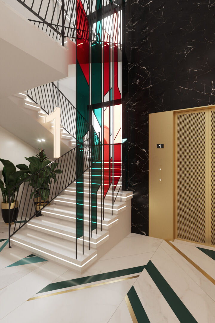Необычные элементы 'Meltzer Hall' Карповки реки наб., 27 Необычные элементы 'Meltzer Hall' Карповки реки наб., 27