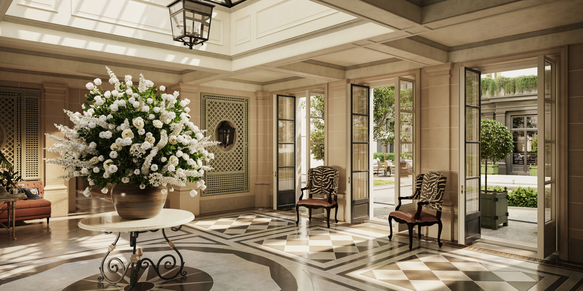 Изысканный зимний сад 'CHEVAL COURT' Конюшенная пл., 2