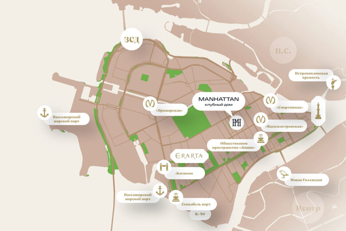 'Manhattan' 13-я Линия В.О., 50 'Manhattan' 13-я Линия В.О., 50