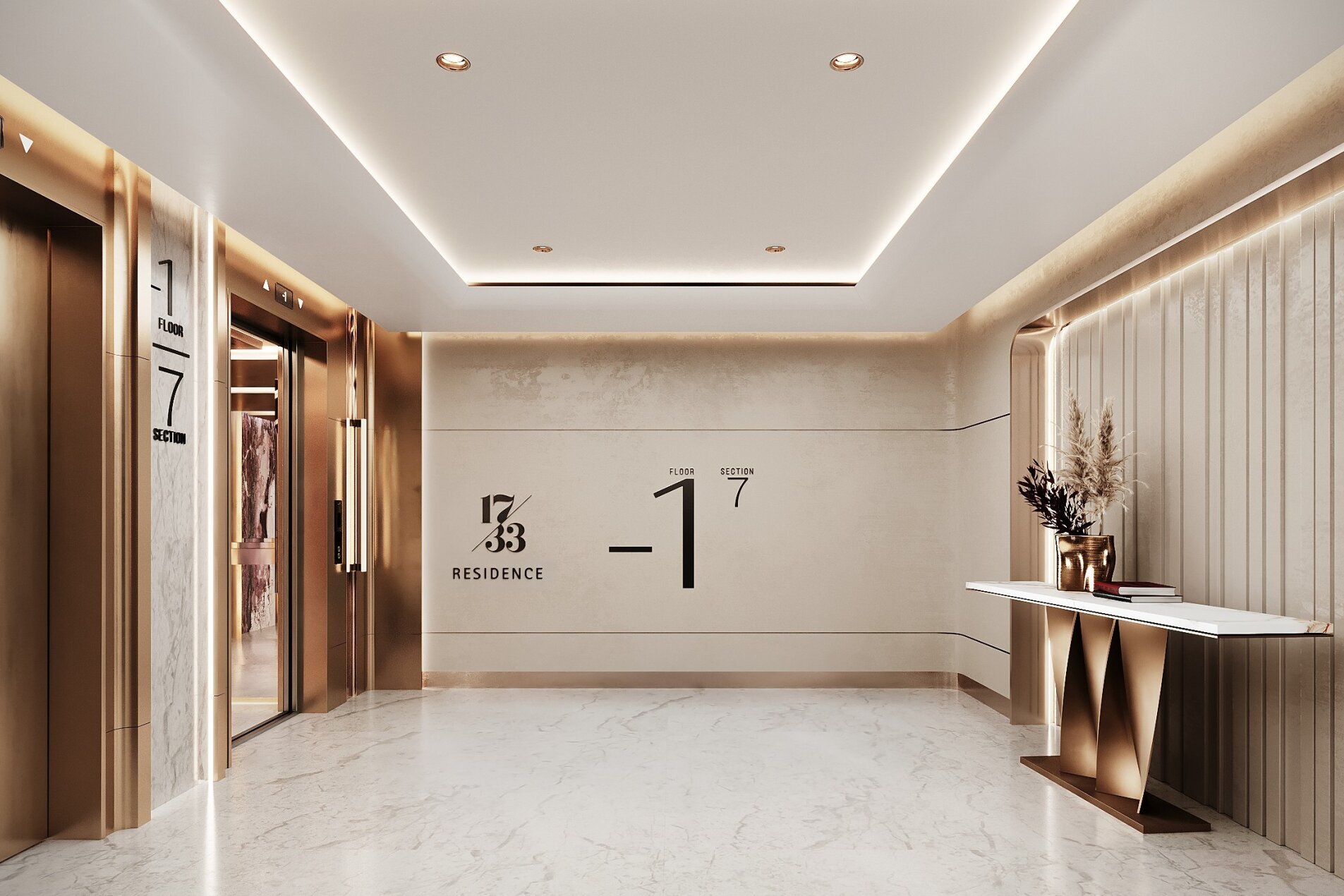 Лифтовой холл 2 '17/33 Residence' Ремесленная ул., 17